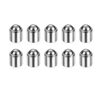 sourcing map 10pcs Ball Point Spring Plungers 5x5mm 10N Elasticity Stainless Steel No Step Positioning Beads Ball Catch Latch for Door Cupboard Mechanical Devices Clamps Furniture