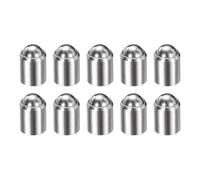sourcing map 10pcs Ball Point Spring Plungers 5x6mm 5N Elasticity Stainless Steel No Step Positioning Beads Ball Catch Latch for Door Cupboard Mechanical Devices Clamps Furniture