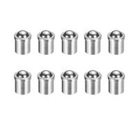 sourcing map 10pcs Ball Point Spring Plungers 5x6mm 5N Elasticity Stainless Steel Precision Positioning Beads Ball Catch Latch for Door Cupboard Mechanical Devices Clamps Furniture