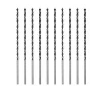 sourcing map 10pcs Brad Point Drill Bits 5mm(13/64") Dia Straight Round Shank Drill Metric Brad Point 5" Drilling Depth Spiral Twist Drill Bits for Carpenter Woodworking Plastic Rubber
