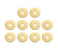 sourcing map 10pcs Cabinet Knob Backplate, 0.94 Inch Round Shape Radial Brass Backplate Washers Classical Furniture Decoration Gasket for Cabinet Drawer Cupboard Doors Hardware