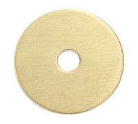 sourcing map 10pcs Cabinet Knob Backplate, 1.2 Inch Round Shape Radial Brass Backplate Washers Classical Furniture Decoration Gasket for Cabinet Drawer Cupboard Doors Hardware