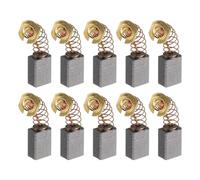 sourcing map 10pcs Carbon Brush 12mm x 8mm x 6mm Grinder Brush 411# Electric Motor Replacement Part Rotary Tool Cutting Machine Polisher Brushes for Repair Power Tools
