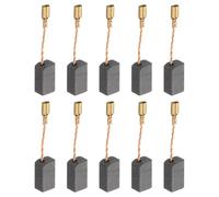 sourcing map 10pcs Carbon Brush 13mm x 7.9mm x 6mm Grinder Brush 100# Electric Motor Replacement Part Rotary Tool Cutting Machine Polisher Brushes for Repair Power Tools