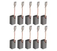 sourcing map 10pcs Carbon Brush 13mm x 8mm x 6mm Grinder Brush 7-100# Electric Motor Replacement Part Rotary Tool Cutting Machine Polisher Brushes for Repair Power Tools