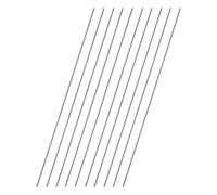 sourcing map 10Pcs Carbon Fiber Rods, 1.5mm Dia 305mm Length 1/16"x12" Solid Matte Round Bar Pole for RC Airplane Cars Model Kite Wing Tube Quadcopter Arm DIY Craft, Black