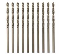 sourcing map 10pcs Cobalt Jobber Drill Bits 2.3mm / 0.091" M35 High Speed Steel HSS Twist Drilling Bit Tool for Stainless Steel Copper Wood Plastic and other Hard Materials