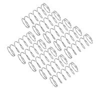 sourcing map 10Pcs Compression Spring, 304 Stainless Steel 11mm OD 0.6mm Wire 25mm Length Mechanical Spring for Shop Home Repair Project, Silver Tone
