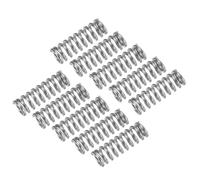 sourcing map 10Pcs Compression Spring, 304 Stainless Steel 5mm OD 0.8mm Wire 15mm Length Mechanical Spring for Shop Home Repair Project, Silver Tone
