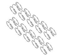 sourcing map 10Pcs Compression Spring, 304 Stainless Steel 6mm OD 0.4mm Wire 5mm Length Mechanical Spring for Shop Home Repair Project, Silver Tone