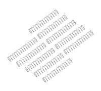 sourcing map 10Pcs Compression Spring, 304 Stainless Steel 7mm OD 0.5mm Wire 40mm Length Mechanical Spring for Shop Home Repair Project, Silver Tone