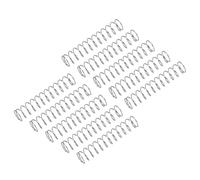 sourcing map 10Pcs Compression Spring, 304 Stainless Steel 9mm OD 0.6mm Wire 45mm Length Mechanical Spring for Shop Home Repair Project, Silver Tone