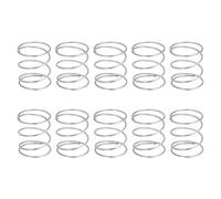 sourcing map 10Pcs Compression Springs, 1mm Wire Diameter x 20mm OD x 20mm Length 304 Stainless Steel Extension Spring Ballpoint Pen Pressure Springs for Shop Home Repairs, Silver