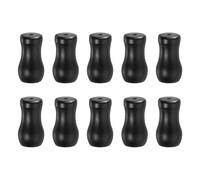 sourcing map 10Pcs Cord Knobs, 30mm Window Blind Tassels Plastic Pull Cord Tassel Drops Pull End Pendant for Window Blinds Shade Curtain, Black