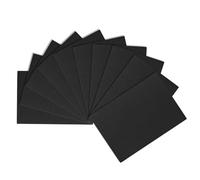 sourcing map 10pcs Corrugated Cardboard Paper Sheets,Black,11.69-inch x 8.27-inch,for Craft and DIY Projects