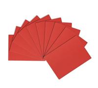 sourcing map 10pcs Corrugated Cardboard Paper Sheets,Red,11.69-inch x 8.27-inch,for Craft and DIY Projects