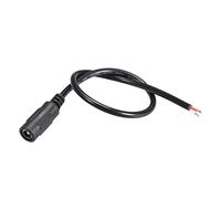 sourcing map 10pcs DC Power 5.5mm x 2.5mm 4A 18AWG 30cm Female Plug Connector Pigtail