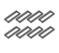 sourcing map 10Pcs DIP IC Chip Socket Adapter 40 Pin IC Assortment Kit 2.54mm/0.1" Pitch for Breadboard Project, PCB Board Design