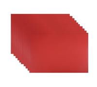 sourcing map 10Pcs Dry Erase Magnetic Strip 11.7" x 8" Magnetic Sheet Labels Stickers Writable Red for Whiteboards Refrigerator and Crafts Reusable Strips