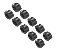 sourcing map 10Pcs Ferrite Filter Ring Core RFI EMI Noise Suppression Cable Clip ID 15mm for Electronic Devices, Industry, Black