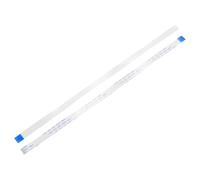 sourcing map 10pcs FFC Flexible Flat Cable, 15 Pins 0.5 mm Pitch 250mm FPC FFC Flexible Ribbon Cable for LCD TV Car Audio DVD Player Laptop (B Type)