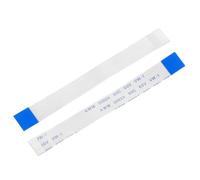 sourcing map 10pcs FFC Flexible Flat Cable, 16 Pins 0.5 mm Pitch 80mm FPC FFC Flexible Ribbon Cable for LCD TV Car Audio DVD Player Laptop (B Type)