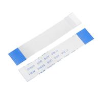 sourcing map 10pcs FFC Flexible Flat Cable, 20 Pins 0.5 mm Pitch 50mm FPC FFC Flexible Ribbon Cable for LCD TV Car Audio DVD Player Laptop (B Type)