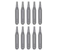 sourcing map 10pcs H2.0 Hex Screwdriver Bit 5/32" Hex Shank 28mm Length S2 Steel Magnetic Hexagon Head Screw Driver Bits for Precision Repair