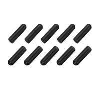 sourcing map 10Pcs Heat Shrink End Cap 8mm ID x 30mm l 2:1 Ratio Waterproof Electrical Wire Wrap Heat Shrink Tubing Caps Lined Sealed for Wire Cable, Black