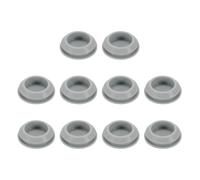 sourcing map 10pcs Hole Plug 7/8 Inch (23mm) Button Plugs Fit for 20-22mm Hole, Snap in Locking Hole Tube Plug Gel Tube Waterproof Plug Tube Plug, Grey