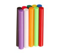sourcing map 10pcs Hot Glue Sticks 11mm x 100mm Long EVA Mini Hot Melt Adhesive Glue Stick for Hot Melt Gun Wood Plastic Glass Flowers Fabrics Foam, Multicolor