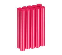 sourcing map 10pcs Hot Glue Sticks 11mm x 100mm Long EVA Mini Hot Melt Adhesive Glue Stick for Hot Melt Gun Wood Plastic Glass Flowers Fabrics Foam, Rose Red