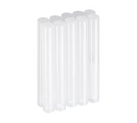 sourcing map 10pcs Hot Glue Sticks 11mm x 100mm Long EVA Mini Hot Melt Adhesive Glue Stick for Hot Melt Gun Wood Plastic Glass Flowers Fabrics Foam, Clear