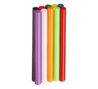 sourcing map 10pcs Hot Glue Sticks 11mm x 150mm Long EVA Mini Hot Melt Adhesive Glue Stick for Hot Melt Gun Wood Plastic Glass Flowers Fabrics Foam, Multicolor