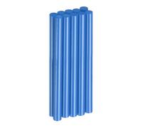 sourcing map 10pcs Hot Glue Sticks 11mm x 150mm Long EVA Mini Hot Melt Adhesive Glue Stick for Hot Melt Gun Wood Plastic Glass Flowers Fabrics Foam, Blue
