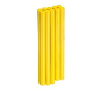 sourcing map 10pcs Hot Glue Sticks 11mm x 200mm Long EVA Mini Hot Melt Adhesive Glue Stick for Hot Melt Gun Wood Plastic Glass Flowers Fabrics Foam, Yellow