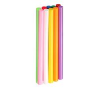 sourcing map 10pcs Hot Glue Sticks 11mm x 200mm Long EVA Mini Hot Melt Adhesive Glue Stick for Hot Melt Gun Wood Plastic Glass Flowers Fabrics Foam, Multicolor
