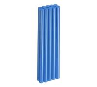 sourcing map 10pcs Hot Glue Sticks 11mm x 250mm Long EVA Mini Hot Melt Adhesive Glue Stick for Hot Melt Gun Wood Plastic Glass Flowers Fabrics Foam, Blue