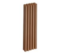 sourcing map 10pcs Hot Glue Sticks 11mm x 250mm Long EVA Mini Hot Melt Adhesive Glue Stick for Hot Melt Gun Wood Plastic Glass Flowers Fabrics Foam, Brown