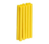 sourcing map 10pcs Hot Glue Sticks 7mm x 100mm Long EVA Mini Hot Melt Adhesive Glue Stick for Hot Melt Gun Wood Plastic Glass Flowers Fabrics Foam, Yellow
