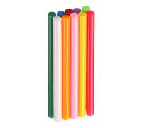 sourcing map 10pcs Hot Glue Sticks 7mm x 100mm Long EVA Mini Hot Melt Adhesive Glue Stick for Hot Melt Gun Wood Plastic Glass Flowers Fabrics Foam, Multicolor