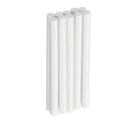 sourcing map 10pcs Hot Glue Sticks 7mm x 100mm Long EVA Mini Hot Melt Adhesive Glue Stick for Hot Melt Gun Wood Plastic Glass Flowers Fabrics Foam, White