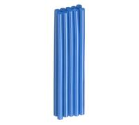 sourcing map 10pcs Hot Glue Sticks 7mm x 150mm Long EVA Mini Hot Melt Adhesive Glue Stick for Hot Melt Gun Wood Plastic Glass Flowers Fabrics Foam, Blue