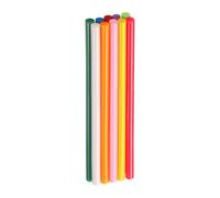 sourcing map 10pcs Hot Glue Sticks 7mm x 150mm Long EVA Mini Hot Melt Adhesive Glue Stick for Hot Melt Gun Wood Plastic Glass Flowers Fabrics Foam, Multicolor