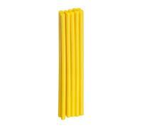 sourcing map 10pcs Hot Glue Sticks 7mm x 200mm Long EVA Mini Hot Melt Adhesive Glue Stick for Hot Melt Gun Wood Plastic Glass Flowers Fabrics Foam, Yellow
