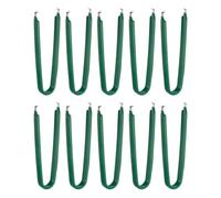 sourcing map 10Pcs IC Chip Extractor IC U Shape Puller Stainless Steel with Insulated Vinyl Grip Motherboard Circuit Board Component Puller Chip Extractor for PCB Removal Tool, Green