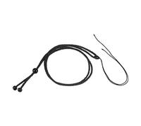 sourcing map 10pcs Jade Rope Nylon Cord Empty Necklace Holder Strings Emerald Rope Adjustable Pendant Braided Necklace Rope for Necklace DIY Crafts Handmade, Black