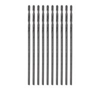 sourcing map 10pcs Jobber Drill Bits 1mm (5/128") Nitride Coated High Speed Steel (HSS) 4341 Twist Drill Bits for Stainless Steel Copper Aluminum Alloy Metal Wood Plastic, Black
