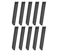 sourcing map 10Pcs Knife Cover Sleeves Blade Edge Guards for 8" Bread Knife Protector Cover Universal Blade Sheath for Kitchen, Black