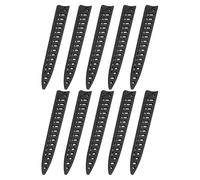 sourcing map 10Pcs Knife Cover Sleeves Blade Edge Guards for 8" Carving Knife Protector Cover Universal Blade Sheath for Kitchen, Black